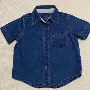 2T (4/$20) Lightweight Denim Button-Down by Gap